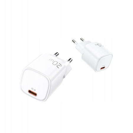MCDODO SZYBKA ŁADOWARKA SIECIOWA ZASILACZ DO IPHONE LIGHTNING 20W KABEL 1M