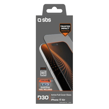Szkło ochronne SBS z technologią D3O zestaw z aplikatorem na iPhone 17 Air