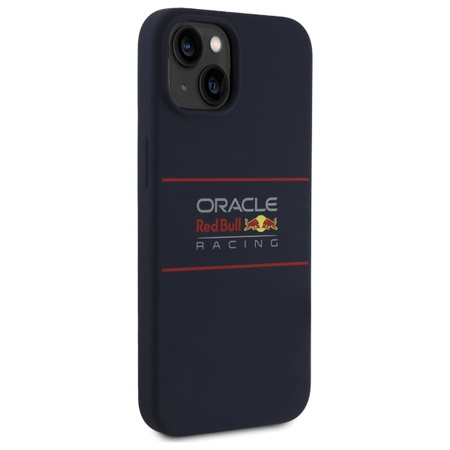 Red Bull RBHMP14S24SIHSRV iPhone 14 6.1 hardcase granatowy/navy Silicone Horizontal Logo MagSafe