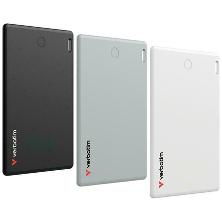 Verbatim My Finder Card Bluetooth czarny srebrny biały/black silver white - urządzenie do śledzenia 3szt MYFCR-03BSW 32141