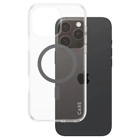 Etui CARE by PanzerGlass Flagship Case z MagSafe na iPhone 16 Pro Max - czarne