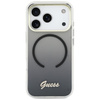 Etui Guess IML Gradient Script Metal     MagSafe do iPhone 17 Pro czarny