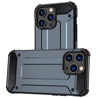 Pancerne etui do iPhone 15 Pro Hybrid Armor - niebieskie