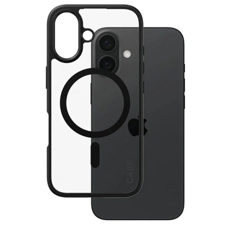 Etui CARE by PanzerGlass Flagship Urban Case z MagSafe na iPhone 16 - przezroczyste