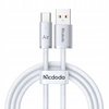 MCDODO KABEL USB-A USB-C SZYBKIE ŁADOWANIE USB TYP C 6A 100W 1M LED BIAŁY