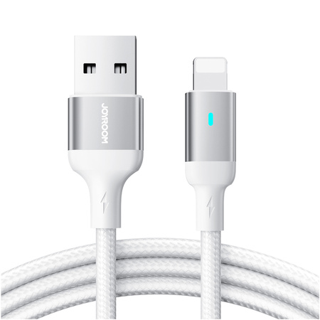 Joyroom kabel USB - Lightning 2.4A A10 Series 2 m biały (S-UL012A10)