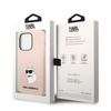 Karl Lagerfeld KLHCP14LSNCHBCP iPhone 14 Pro 6,1" hardcase różowy/pink Silicone Choupette