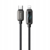 MCDODO ŁADOWARKA KABEL USB-C LIGHTNING SZYBKIEGO ŁADOWANIA DO IPHONE 1M LED
