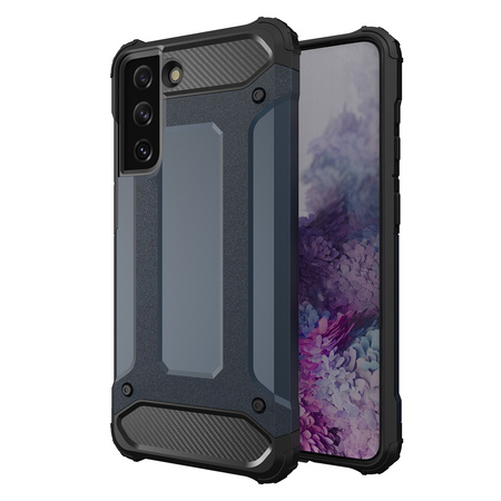 Hybrid Armor etui do Samsung Galaxy S23 Ultra pancerny hybrydowy pokrowiec niebieskie