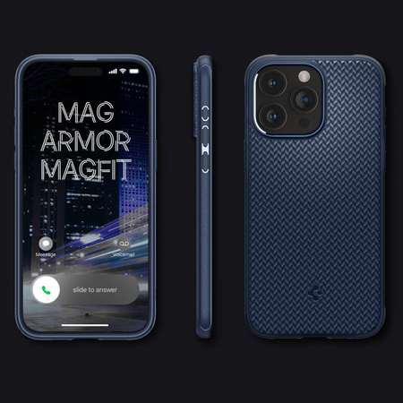 SPIGEN MAG ARMOR MAGSAFE IPHONE 15 PRO MAX NAVY BLUE