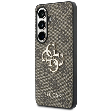 Etui Guess 4G Big Metal Logo do Samsung  Galaxy S26 brązowy