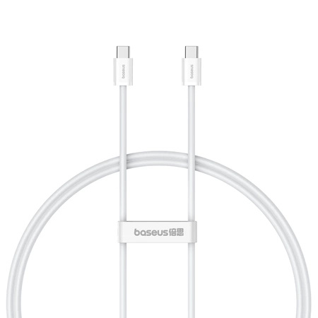 Kabel Baseus Superior Series ll USB-C - USB-C 30W 480Mb/s 1m - biały