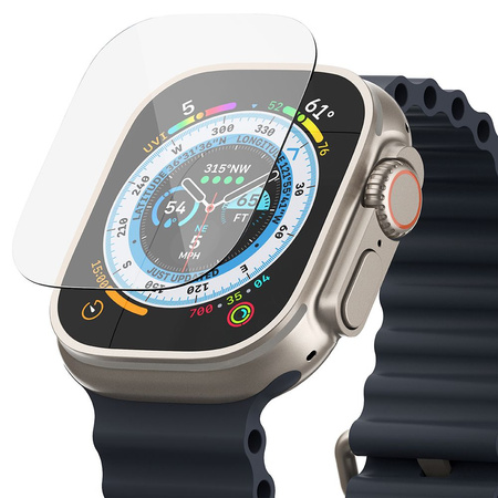 RINGKE SZKŁO HARTOWANE DO APPLE WATCH ULTRA 1 2 (49 MM) 4-PACK ANTYZARYSOWE