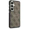 Etui Guess 4G Embossed Ring MagSafe do Samsung Galaxy S26 Plus brązowy