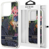 Guess GUHCP14XLFLSB iPhone 14 Pro Max 6,7" niebieski/blue hardcase Flower Liquid Glitter