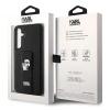 Etui Karl Lagerfeld Gripstand Saffiano Karl&Choupette Pins na Samsung Galaxy S23 FE - czarne