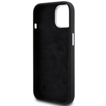 Etui BMW Signature Liquid Silicone MagSafe na iPhone 15 - czarne