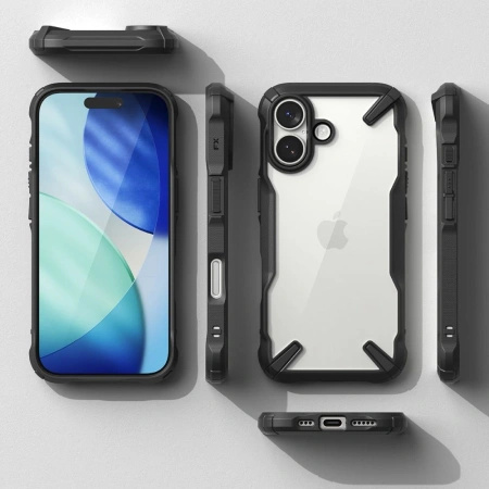 RINGKE ETUI FUSION X DO IPHONE 17 WZMOCNIONA OCHRONA Z PRZEZROCZYSTYM
