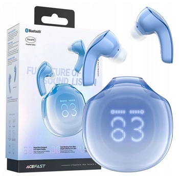 Słuchawki bezprzewodowe Acefast T9 Bluetooth 5.3 douszne - niebieskie