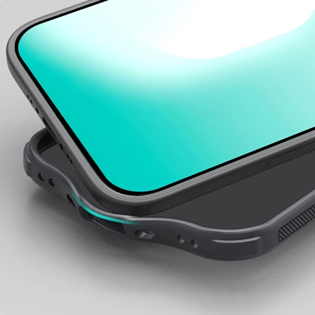Etui Nillkin Super Frosted Shield Pro kompatybilne z MagSafe na iPhone 17 Air - przezroczyste czarne