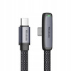 MCDODO ANGLE USB-C CABLE FAST CHARGING USB TYPE C 3A 65W BLACK 1M