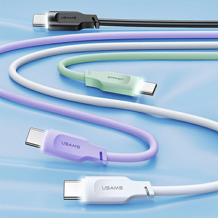 USAMS KABEL USB-C DO USB-C 100W DO LAPTOP TELEFON 1,2M PD SZYBKIE ŁADOWANIE