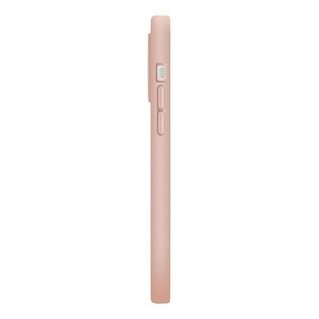 Etui Uniq Lino na iPhone 14 Pro Max - różowe blush