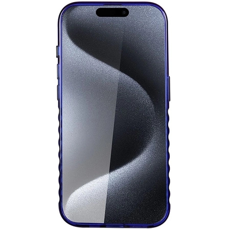 Etui Audi IML Big Logo MagSafe na iPhone 15 Pro Max - niebieskie