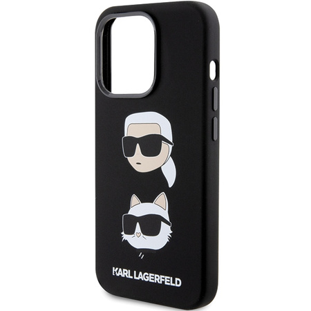 KARL LAGERFELD ETUI SILIKONOWE DO IPHONE 15 PRO 6.1 KARL&CHOUPETTE Z LOGO