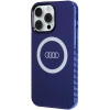 Etui Audi IML Big Logo MagSafe na iPhone 15 Pro Max - niebieskie