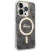 Etui Guess 4G MagSafe na iPhone 14 Pro - czarne