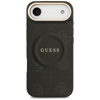 Etui Guess Peony Hot Stamp MagSafe do    iPhone Air czarny