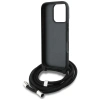 KARL LAGERFELD ETUI CROSSBODY GRAINED PATTERN LOGO DO IPHONE 16 PRO
