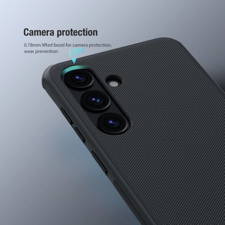 Etui Nillkin Super Frosted Shield Pro pancerne do Samsung Galaxy S24+ - niebieskie