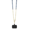 Guess GUHCP15SP4TDSCPB iPhone 15 6.1" niebieski/blue hardcase Crossbody 4G Metal Logo