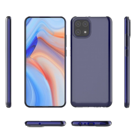 Żelowy pokrowiec etui Ultra Clear 0.5mm Samsung Galaxy A03 przezroczysty