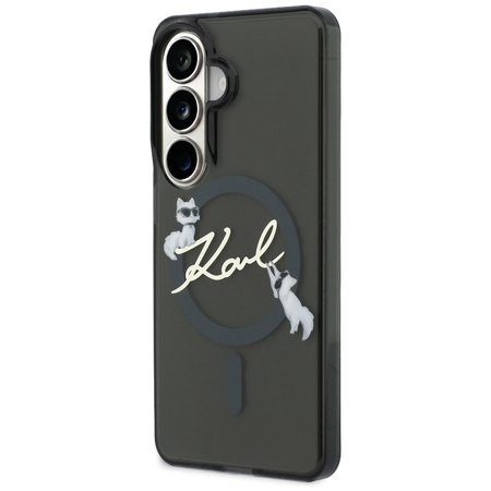 Etui Karl Lagerfeld IML KC Script        MagSafe do Samsung Galaxy S26 czarny