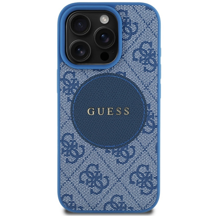 GUESS ETUI TPU POKROWIEC DO IPHONE 16 PRO DO MAGSAFE 4G CIRCLE CLASSIC LOGO