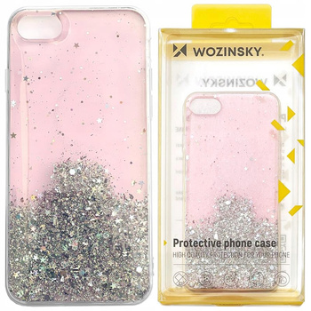 WOZINSKY ETUI CASE POKROWIEC Z BROKATEM DO SAMSUNG GALAXY A22 4G BŁYSZCZĄCE