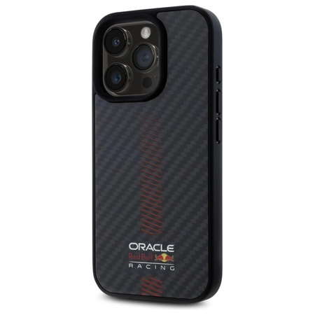 Red Bull RBHMP15X24CFGSMK iPhone 15 Pro  Max 6.7 hardcase czarny/black Carbon Fiber Power Bar MagSafe