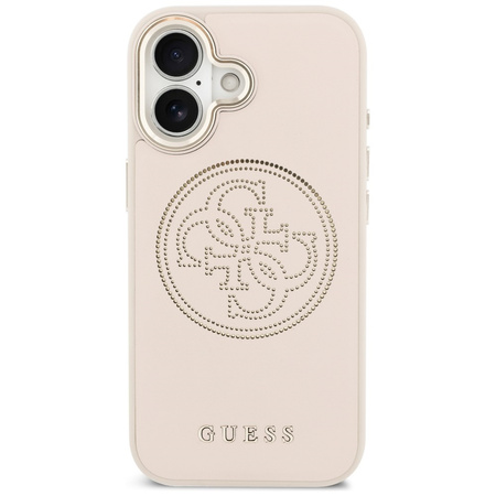 Etui Guess Perforated 4G MagSafe do iPhone 17 różowy