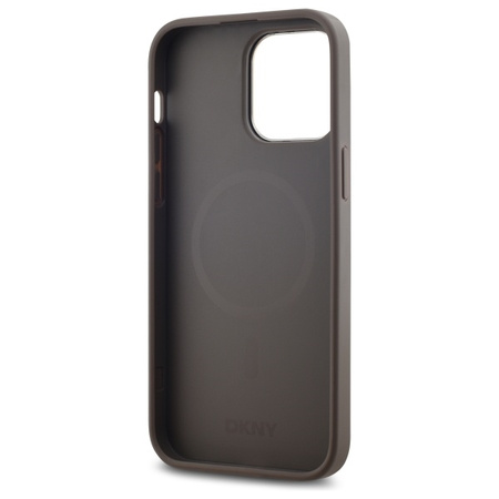 DKNY ETUI HARDCASE DO IPHONE 14 PRO MAX 6.7 DO MAGSAFE LEATHER CHECKERED