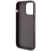 Etui Guess 4G Metal Gold Logo na iPhone 15 Pro Max - brązowe