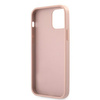 Guess GUHCP12LRSAVSRG iPhone 12 Pro Max 6,7" różowy/pink hardcase Saffiano Vintage Script