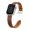 Strap Leather skórzany pasek Apple Watch SE, 8, 7, 6, 5, 4, 3, 2, 1 (41, 40, 38 mm) opaska bransoleta brązowy