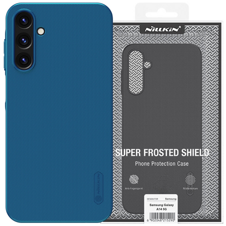 Etui Nillkin Super Frosted Shield do Samsung Galaxy A15 5G sztywny pokrowiec - niebieski