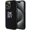 DKNY POKROWIEC DO IPHONE 15 PRO MAX 6.7 LIQUID SILICONE Z LOGO METALOWYM