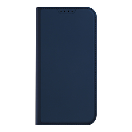 Etui do iPhone 15 Plus pokrowiec z klapką i portfelem Dux Ducis Skin Pro - niebieskie