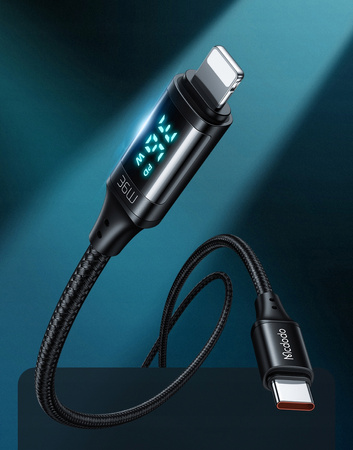 McDodo phone cable, DIGITAL PRO USB-C, for iPhone , 20W 1.2m black