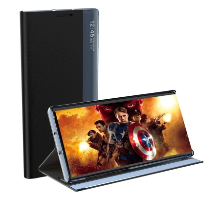 HURTEL ETUI NEW SLEEP VIEW CASE Z KLAPKĄ DO SAMSUNG GALAXY A35 ANTYWZROKOWE